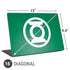 DC Comics Green Lantern Original Logo Universal Laptop 16in (13 x 9.4in) Skin